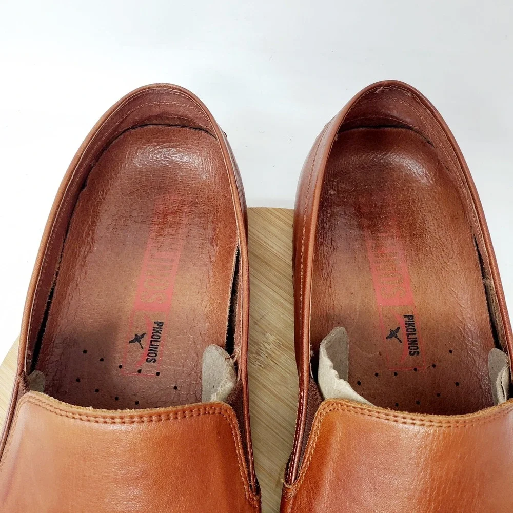 Pikolinos Jerez Loafer Mens 45 Brown Business Casual Slip On Minimalist Shoes